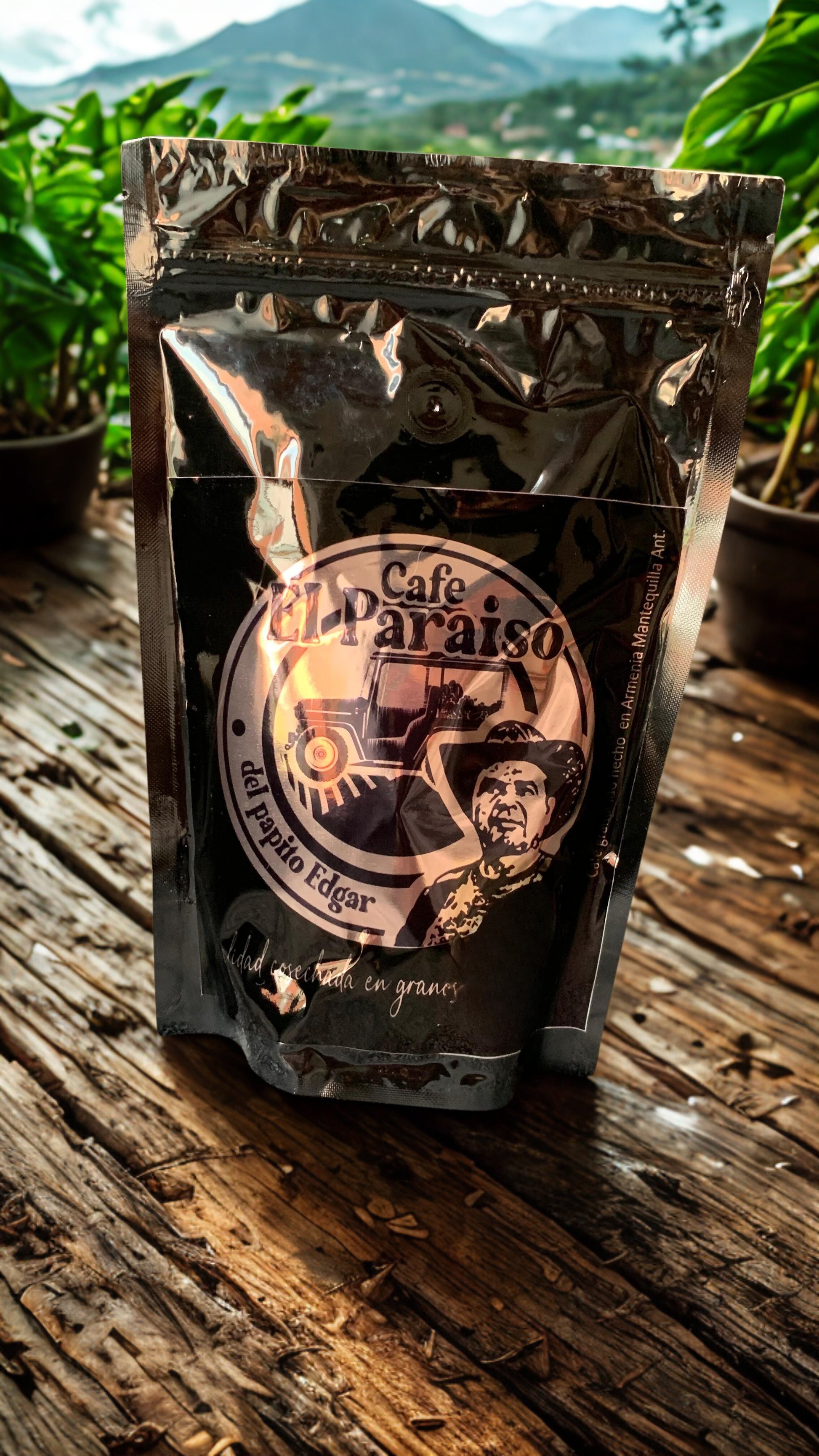 Empaque hermético – Café en grano o molido (bolsa metálica)